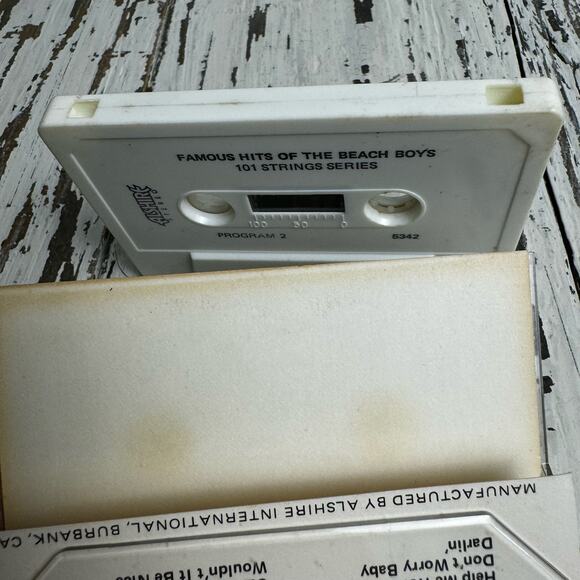 101 Strings Orchestra The Beach Boys 1976 Alshire Cassette Tape Vintage Rock Pop - Picture 5 of 9